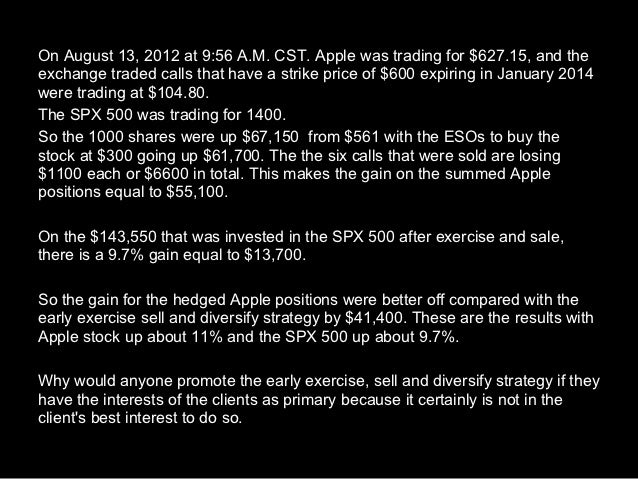 Apple employee stock options