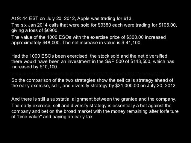 Apple employee stock options