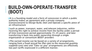 Comparison of boot and bolt modes of Construction | PPTX