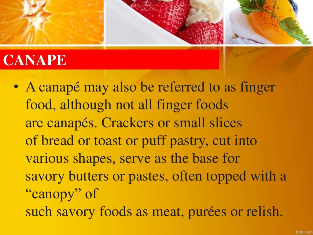 Comparison of Different Types of Appetizers