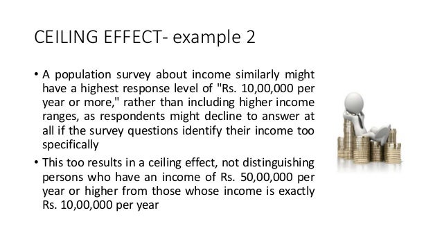 Comparison Of Ceiling Effects