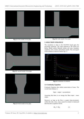Comparison of cfd simulation of hot and cold fluid mixing in t pipe by ...