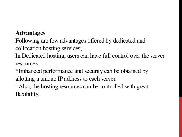 Comparison Of Dedicated Hosting And Collocation Hosting Images, Photos, Reviews