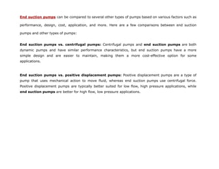 Comparison of End Suction Pumps With Other Types of Pumps.pdf