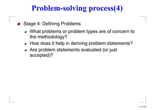 Problem Statement In Data Science Methodlogy Comparison Of Methodologies | PDF