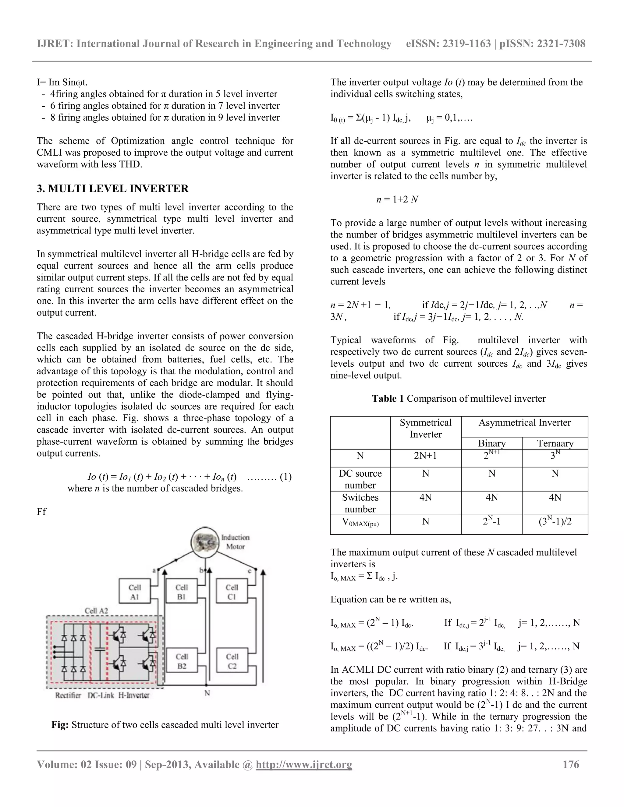 Comparison of symmetrical and asymmetrical cascaded current source ...