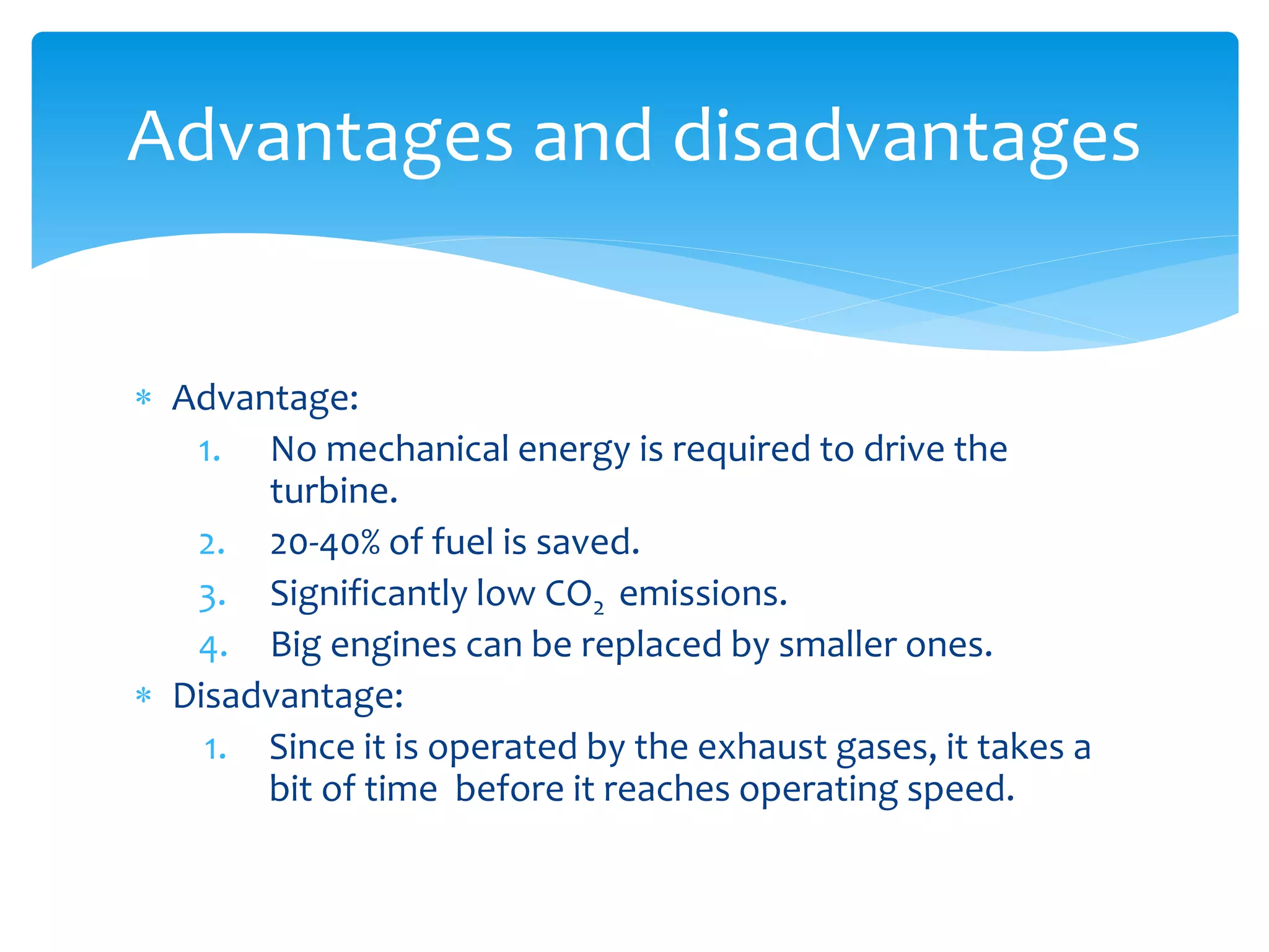 Comparison of turbocharger and supercharger PPT