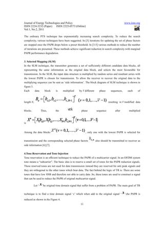 Comparison of various peak to average power reduction techniques | PDF