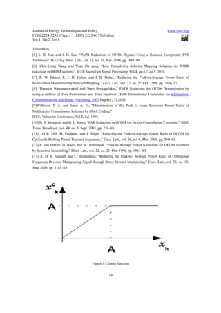 Comparison of various peak to average power reduction techniques | PDF