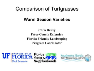 Comparison of Turfgrasses ,[object Object],[object Object],[object Object],[object Object],[object Object]