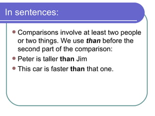 Comparisons ppt | PPT
