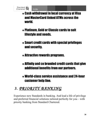 Comparitive analysis of standard charatered bank | DOC