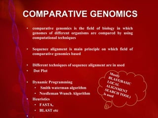 Comparative Method Genetic Comparitive genomics | PDF