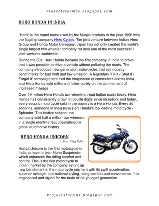 Comparitive study on consumer buying behaviour of hero honda and pulsar ...