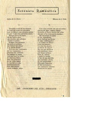 Comparsa los zingaros carnavales 1935