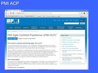 PMI ACP
 