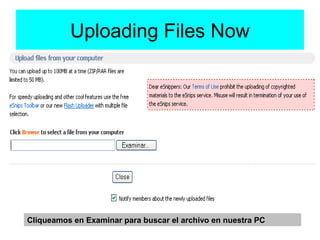 Compartir Archivos Con Esnips