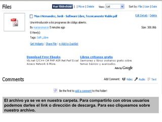 Compartir Archivos Con Esnips