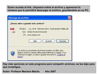 Compartir Archivos Con Esnips