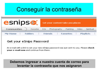 Compartir Archivos Con Esnips