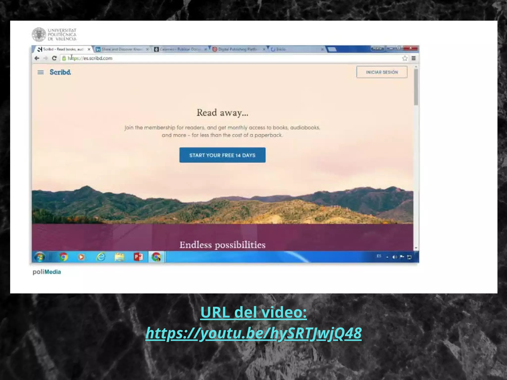 URL del video:
https://youtu.be/hySRTJwjQ48


 