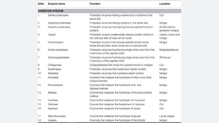 Compartmentalisation of enzymes in insects | PPTX
