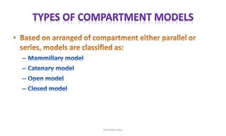 Compartment Model Classification Chart Compartment Models (one and Two) and Pharmacokinetic.pptx