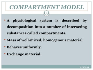 Simple Compartment Model Compartment Open Models Biology 123.pptx