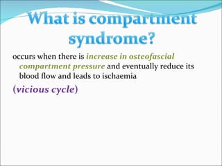 Compartment syndrome | PPT