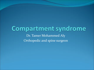 Dr. Tamer Mohammed Aly Orthopedic and spine surgeon 