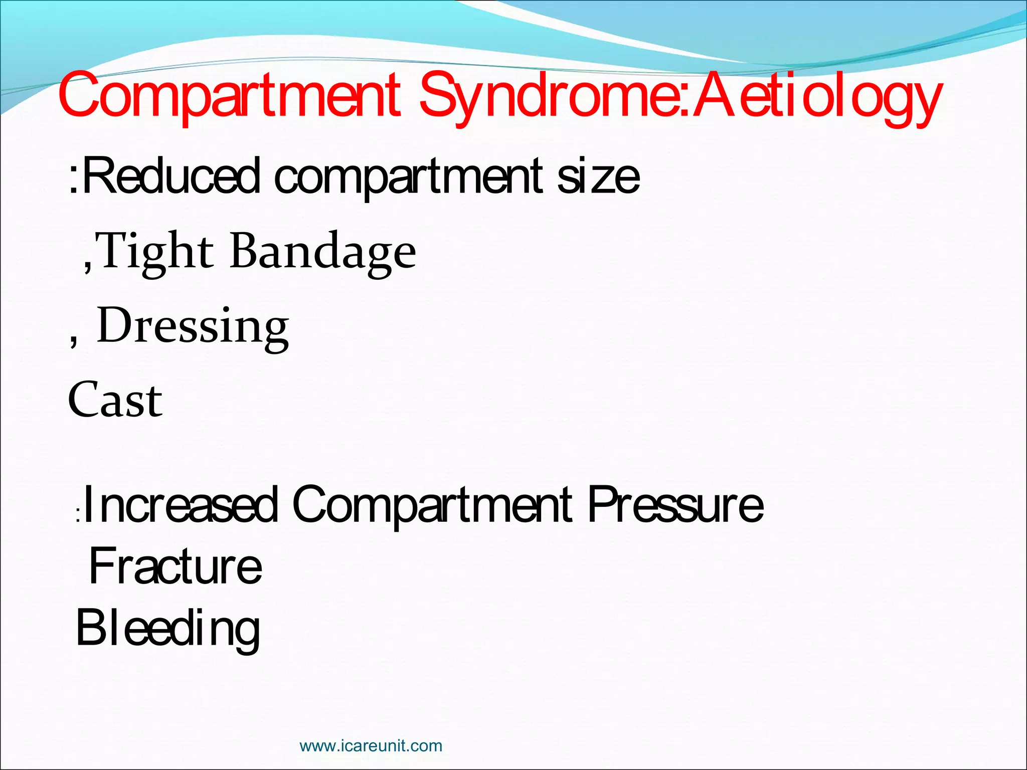 Compartment syndrome | PPT
