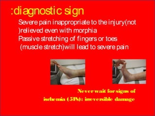 Compartment syndrome | PPT