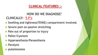 Compartment syndrome | PPTX