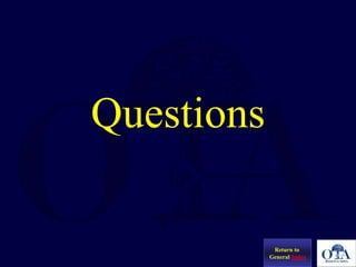 Questions
Return to
General Index
 