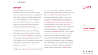 Gestão de PDV por KPI
Como melhorar a performance
EBOOK
www.compart.com.br
A ruptura do produto no ponto de venda
é um dos indicadores mais preocupantes para o gestor
de Trade Marketing. O problema da ausência de um produto
na gôndola vai muito além do espaço vazio. Representa,
para o varejista, a perda de uma oportunidade de venda.
Para o fabricante, pode levar a quebra da fidelidade
do consumidor, que por não encontrar o item desejado
na loja, acaba optando por levar um do concorrente
ou até visitar outro ponto de venda para encontrá-lo.
E, para o consumidor, a ruptura pode significar
uma frustração mediante falta do produto procurado.
Acompanhar esse índice leva em conta não apenas
a análise de dados internos da empresa, mas também
um olhar mais apurado sobre o panorama do mercado.
Em abril de 2017, a taxa de ruptura teve um crescimento
recorde no varejo brasileiro e alcançou o índice de 13,93%
segundo dados da Neogrid/Nielsen. A alta faz parte
de um problema conjuntural, envolvendo a crise econômica
enfrentada pelo Brasil e a redução do poder aquisitivo
da população, levando os varejistas a reduzir o mix
de produtos em suas lojas.
Hoje, já se pode notar um esforço de fabricantes a varejistas
para diminuir os índices de ruptura. Em 2016, a organização
ECR Brasil, braço nacional da ECR global, reuniu marcas,
varejistas e empresas de sistema de informação para, juntos,
padronizarem o cálculo da taxa de ruptura, ajudando
todos os envolvidos na cadeia a lidar melhor com esse
dado e estruturar ações mais assertivas. O comitê institui
as seguintes rotinas abaixo para lidar com o problema:
Fonte:https://www.neogrid.com/br/noticias/grupo-de-empresas-
define-regras-para-padronizar-indice-de-ruptura-no-varejo-brasileiro
Outro problema muito comum que pode levar à ruptura
é o estoque virtual, que se configura quando a informação sobre
a quantidade de produtos disponível mantida nos relatórios
da empresa é diferente da quantidade real de itens para
comercialização. O estoque virtual pode ser fruto de uma gestão
manual ineficiente, levando ao desencontro de informações.
Novamente, o promotor aparece com grande importância,
sendo responsável por ajudar a zerar o estoque virtual,
mantendo atualizados os dados sobre a disponibilidade
de produtos em armazenamento por meio de uma plataforma
digital adequada para a gestão de Trade Marketing. Trabalhar
com um número mínimo de produtos em estoque, estipulado
a partir do giro da categoria e do desempenho das vendas
também ajuda a diminuir as chances da ruptura acontecer.
CAPÍtulo 03 | Os KPIs de Trade Marketing
RUPTURA
 