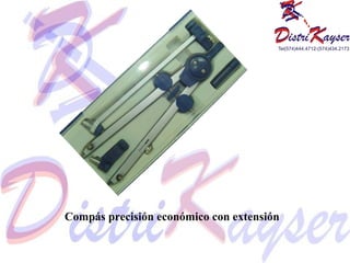 Compás precisión económico con extensión 