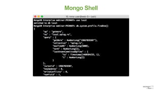 Mongo Shell
 