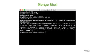 Mongo Shell
 