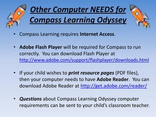 Compass learning 2024 odyssey customer login