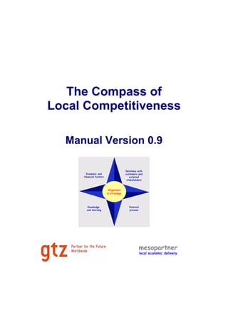 The Compass of
Local Competitiveness
Manual Version 0.9
mesopartner
local economic delivery
 