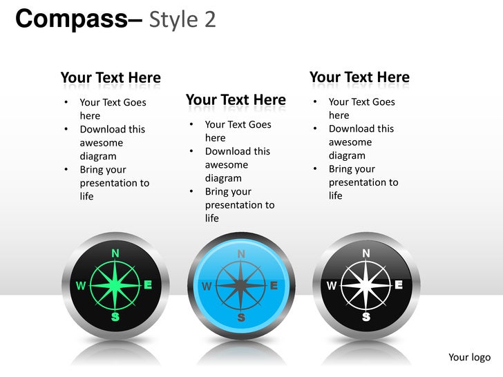 compass style 2 powerpoint presentation templates compass style 2 powerpoint presentation templates, Presentation templates