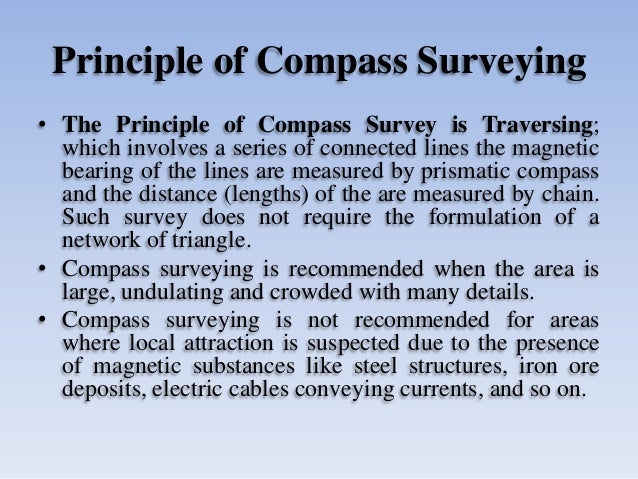 Compass Surveying - 