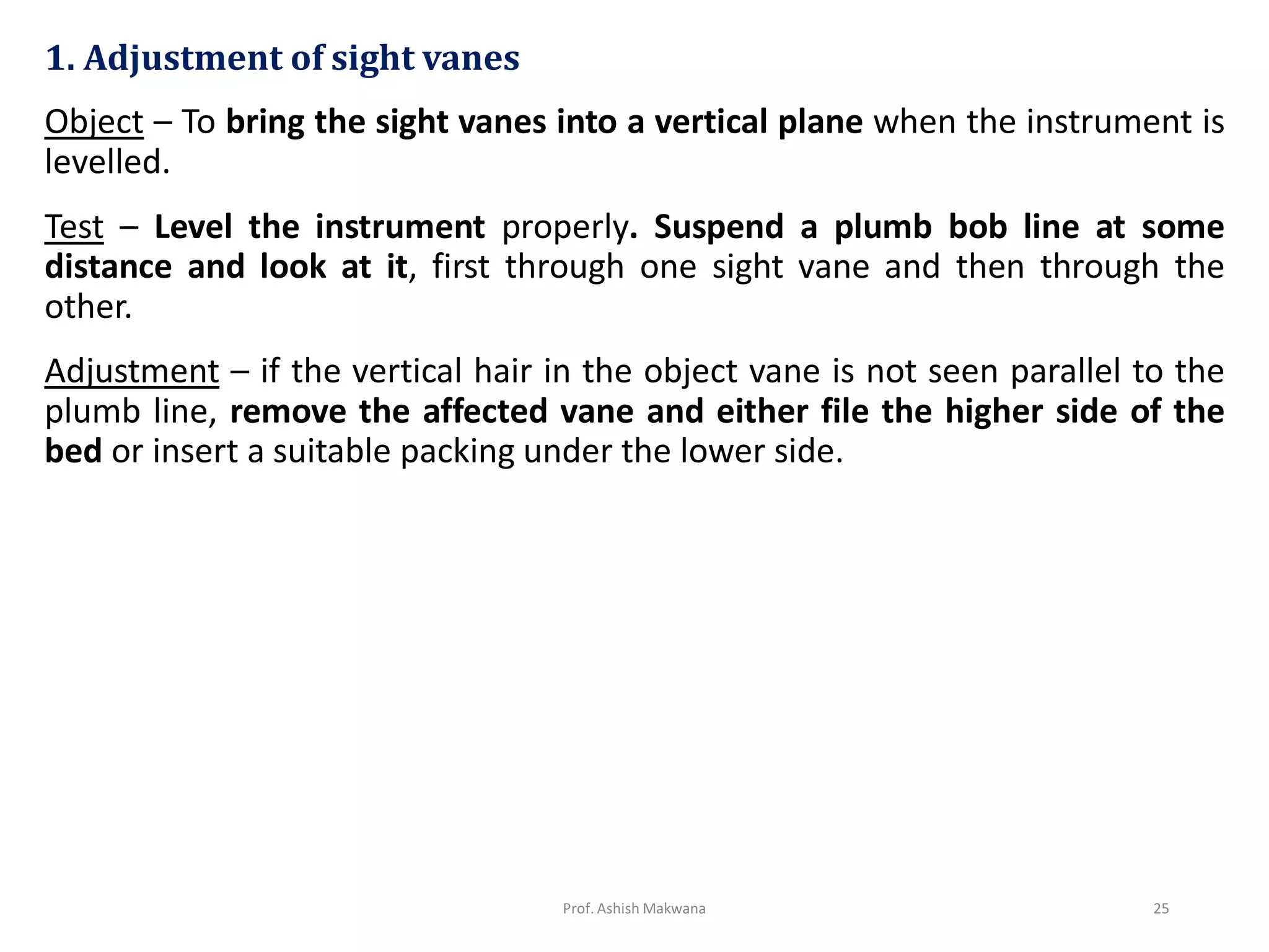 Vane Lev Compass surveying_Surveying, Civil Engineering | PDF
