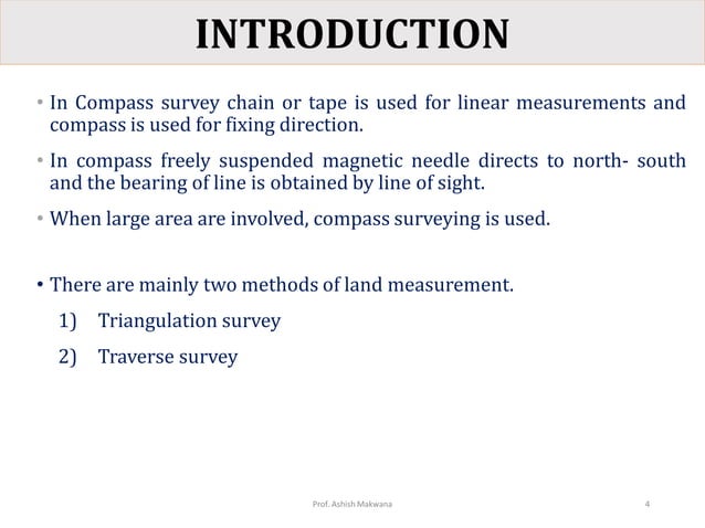 Compass surveying_Surveying, Civil Engineering | PPT