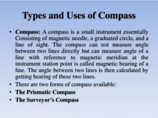 compass surveying for civil engineering. | PDF