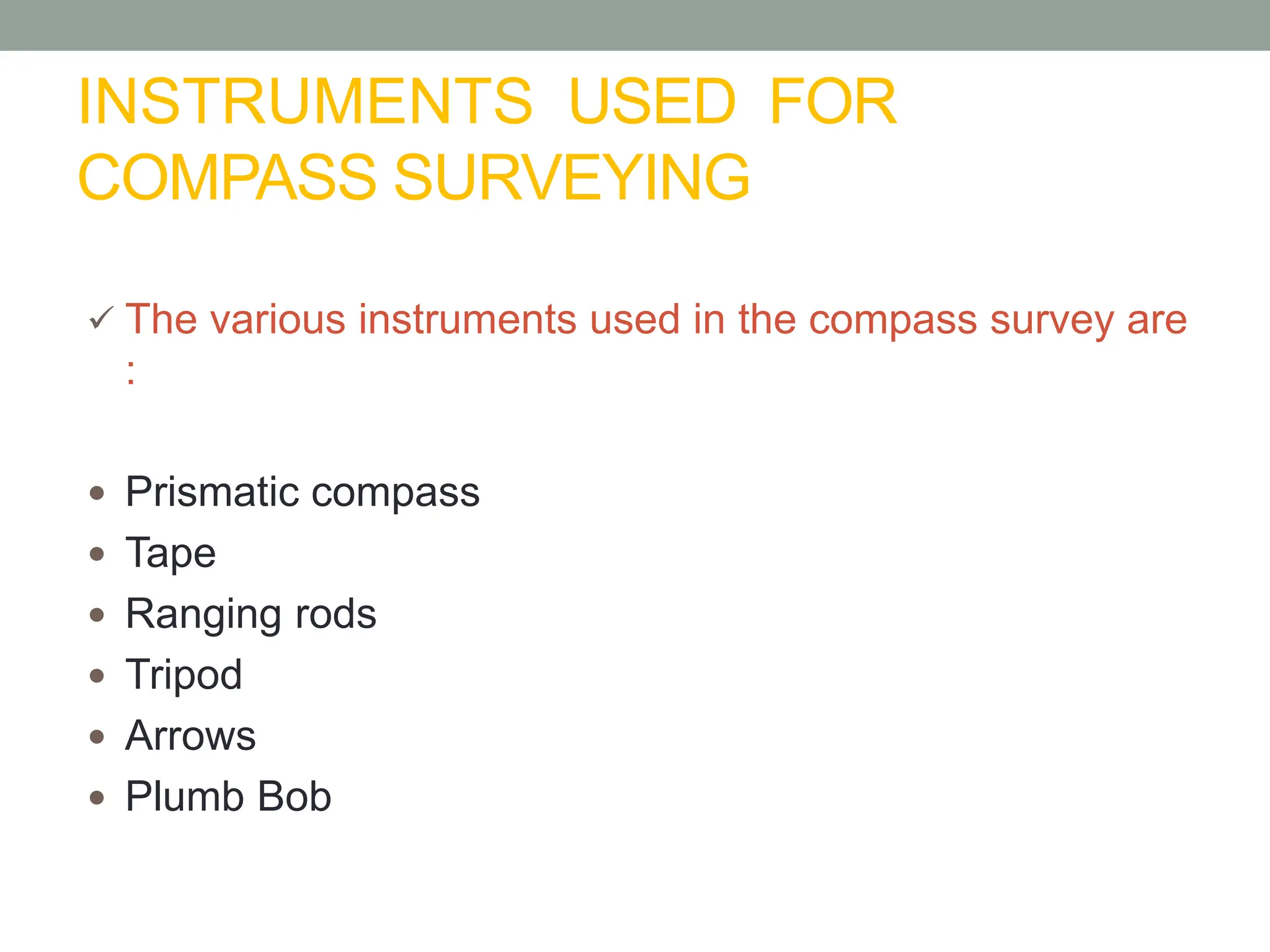 COMPASS SURVEYING btech civil ...-I.pptx
