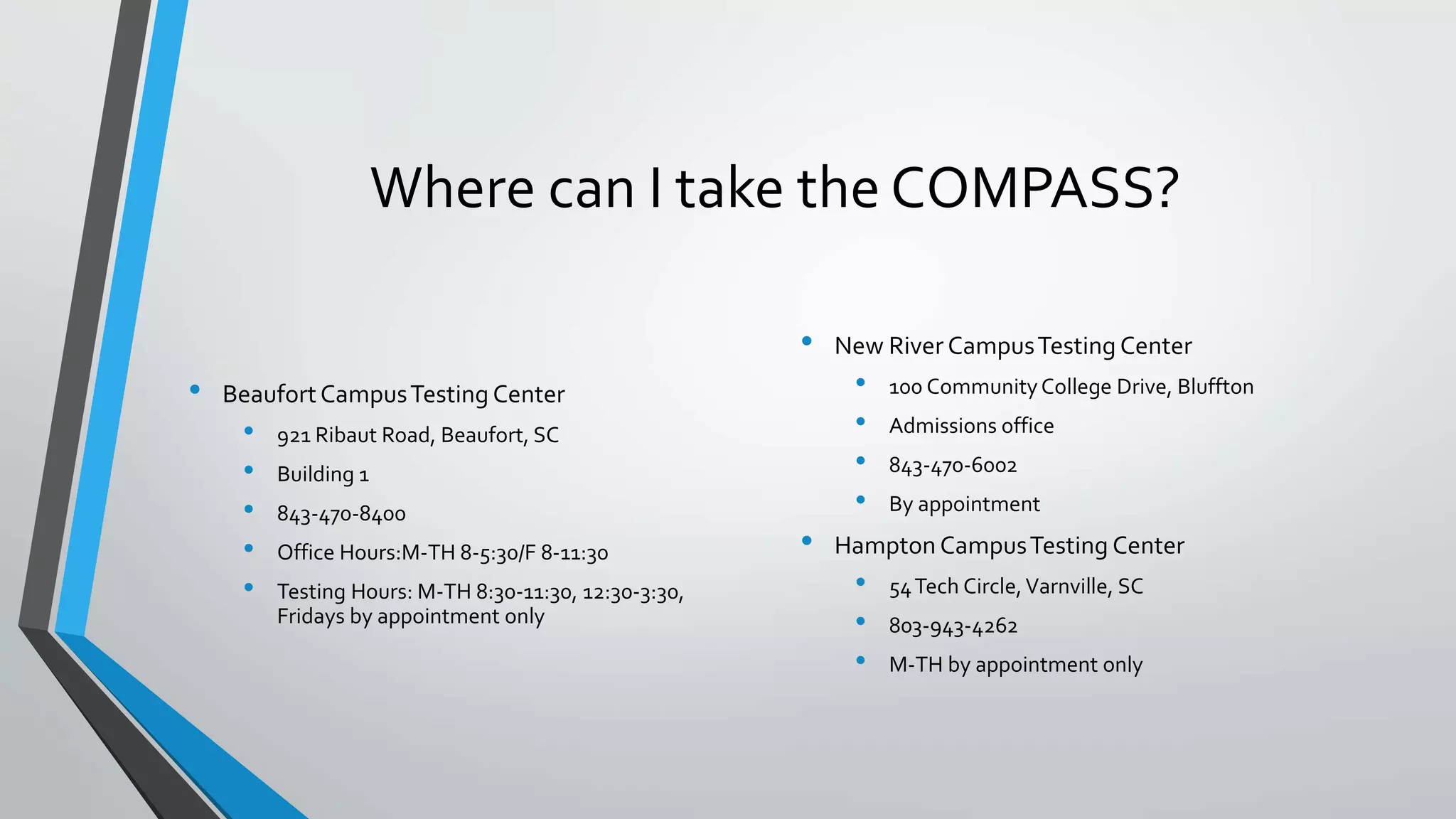 Compass testing | PPTX