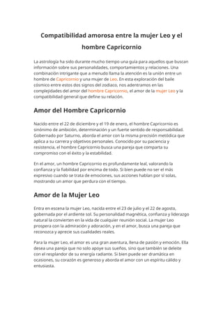 Compatibilidad amorosa entre la mujer Leo y el hombre Capricornio.docx