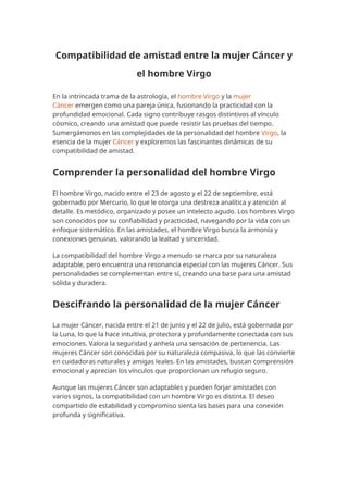 Compatibilidad de amistad entre la mujer Cáncer y el hombre Virgo.docx