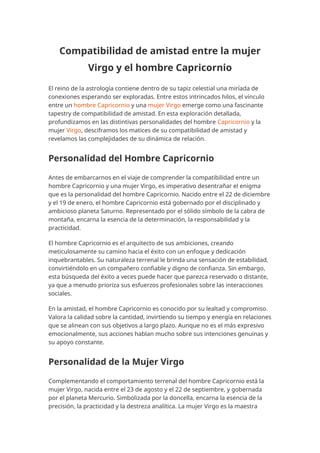 Compatibilidad de amistad entre la mujer Virgo y el hombre Capricornio.docx